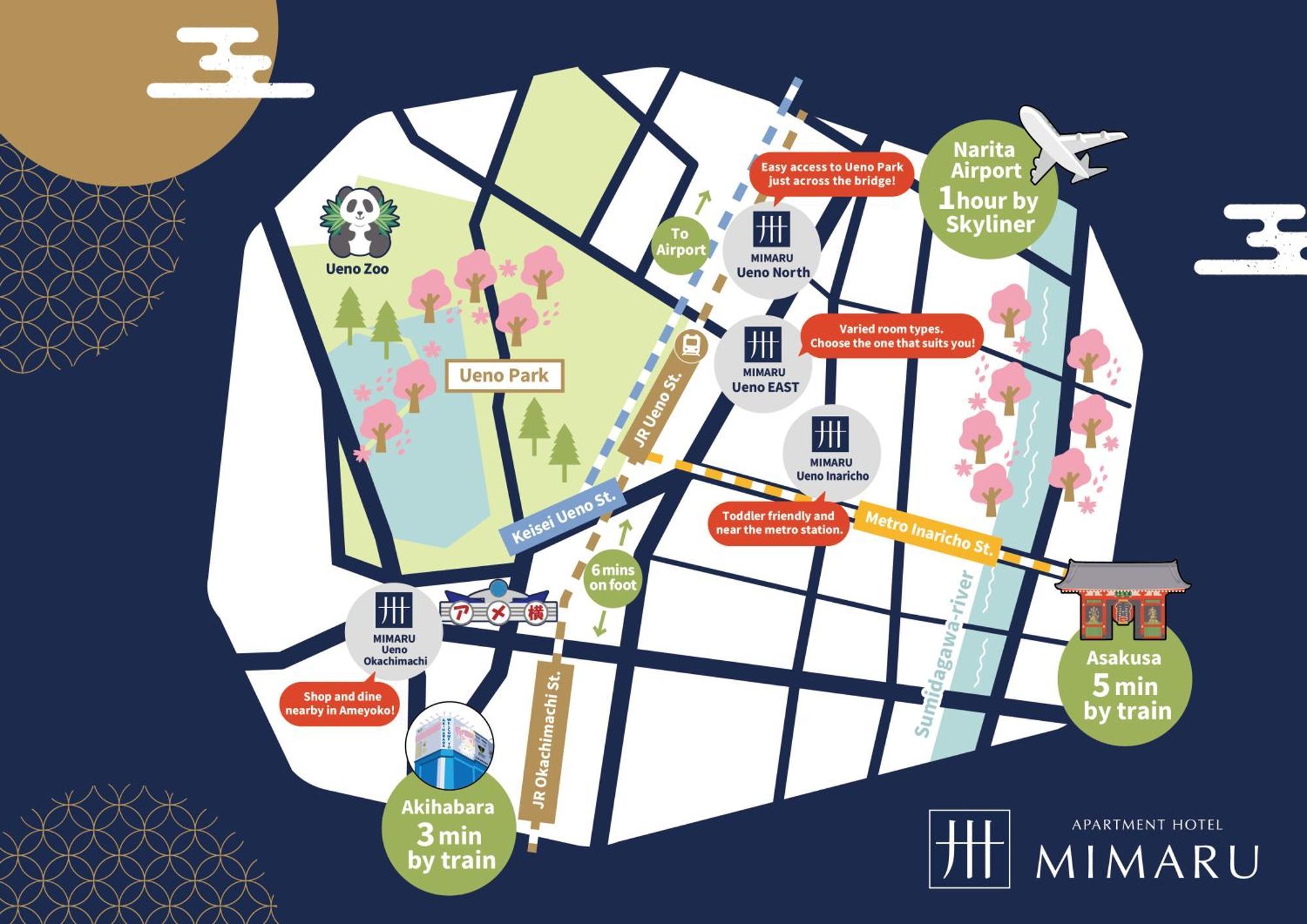 מלון Mimaru Tokyo Ueno East מראה חיצוני תמונה